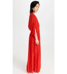 Lee Mathews Ines Dress Raspberry Size 10/M for rent on The Volte - image 4
