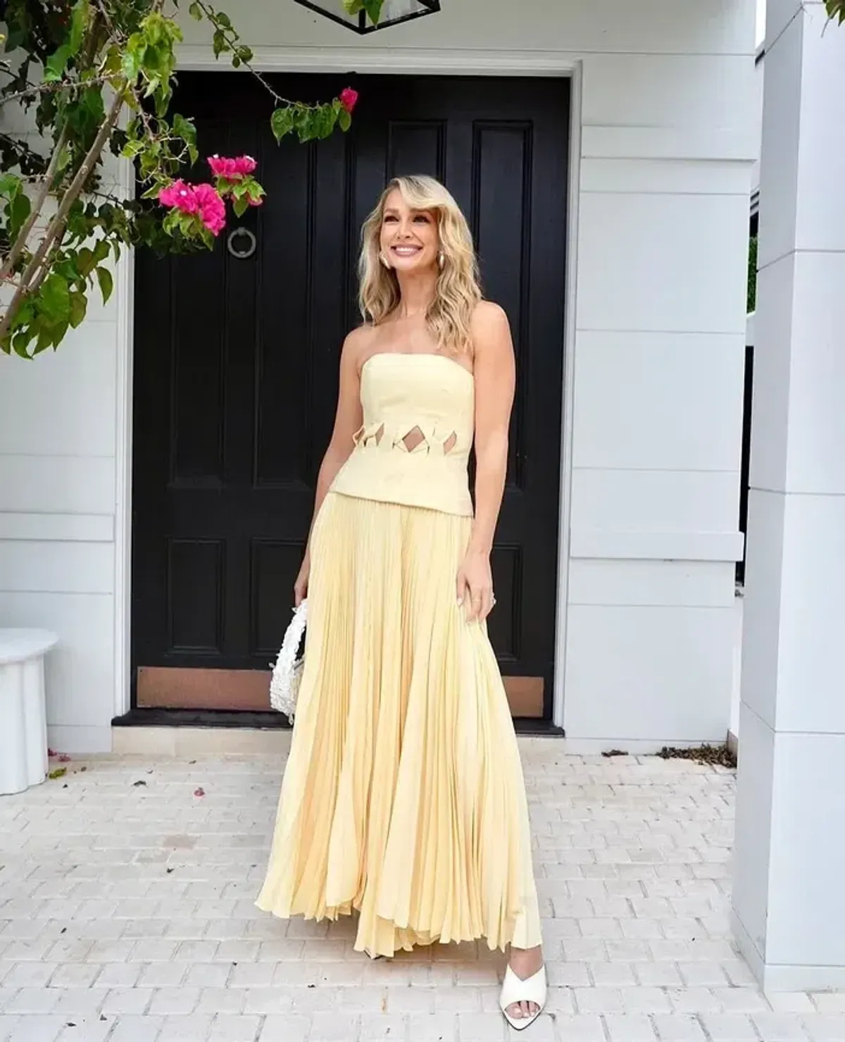 Acler Newbewick Maxi Dress in Lemon Sorbet Size AU 10 - Image 5
