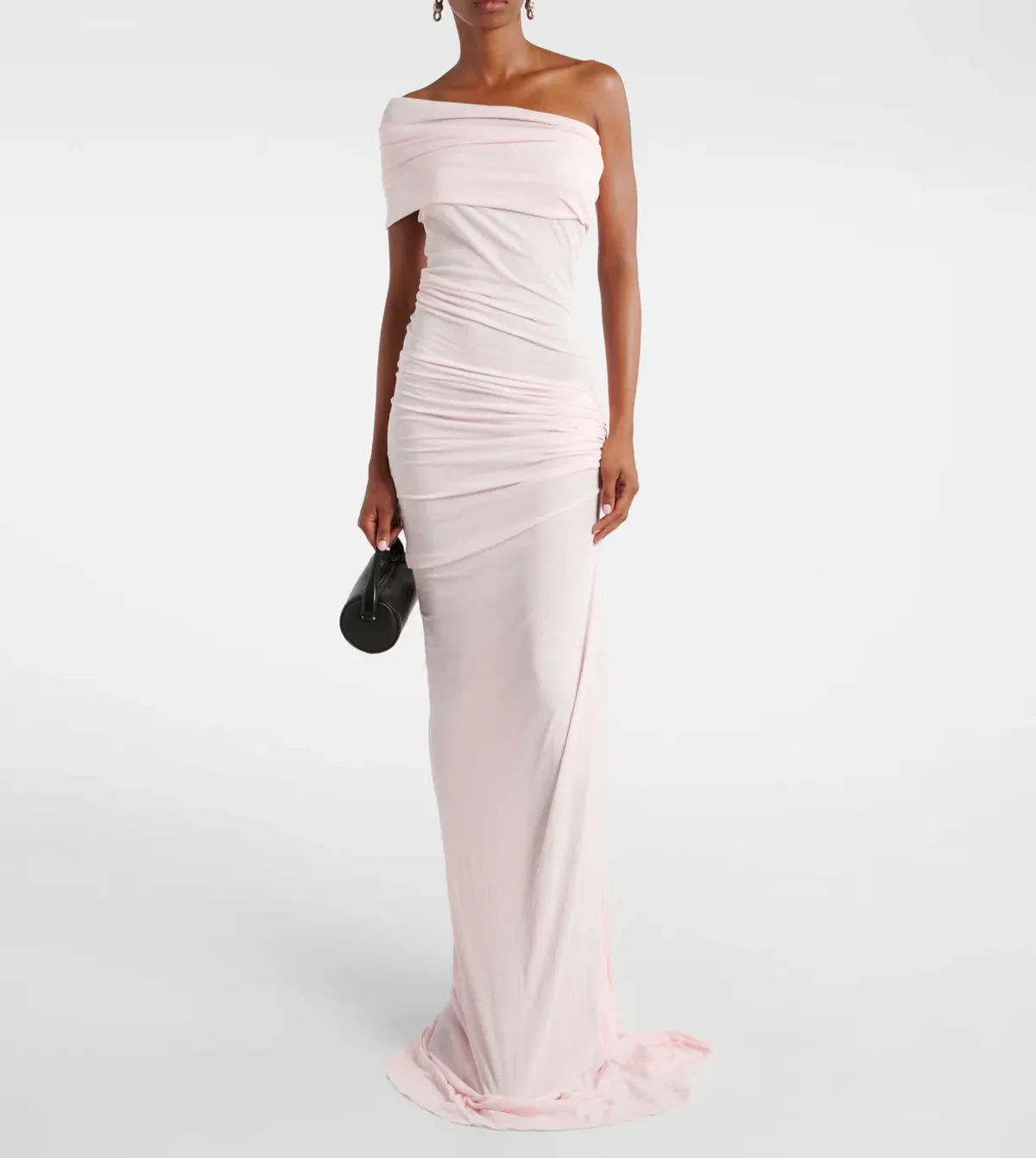 Entire Studios Pillar Maxi Dress Gown Pink Size 8 - Image 1