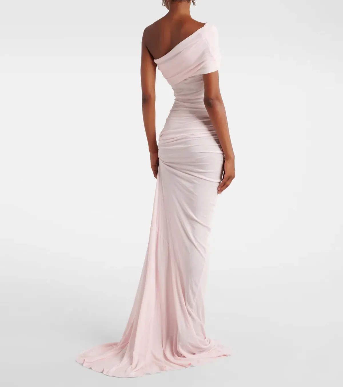Entire Studios Pillar Maxi Dress Gown Pink Size 8 - Image 4