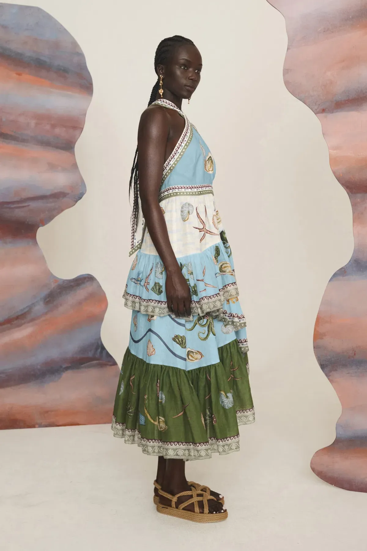 Alemais Bath House Midi Dress Size AU 14 - Image 2
