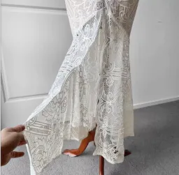 Sheike Lunar Lace Maxi Ivory Size 16 for rent on The Volte - image 3