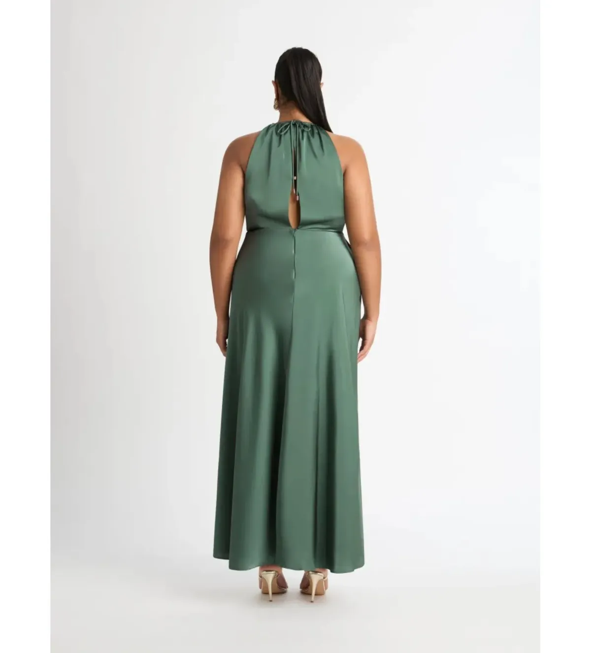 Sheike Paloma Maxi Dress Green Size AU 14 - Image 4