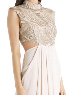 Carla Zampatti Vintage Lace Opera Gown Blush Size 4 for rent on The Volte - image 2