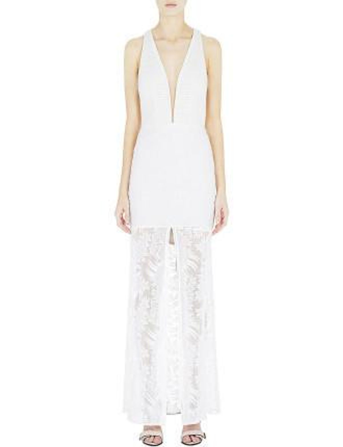 Manning Cartell  White Reverie Lace Dress Size 8 - Image 1