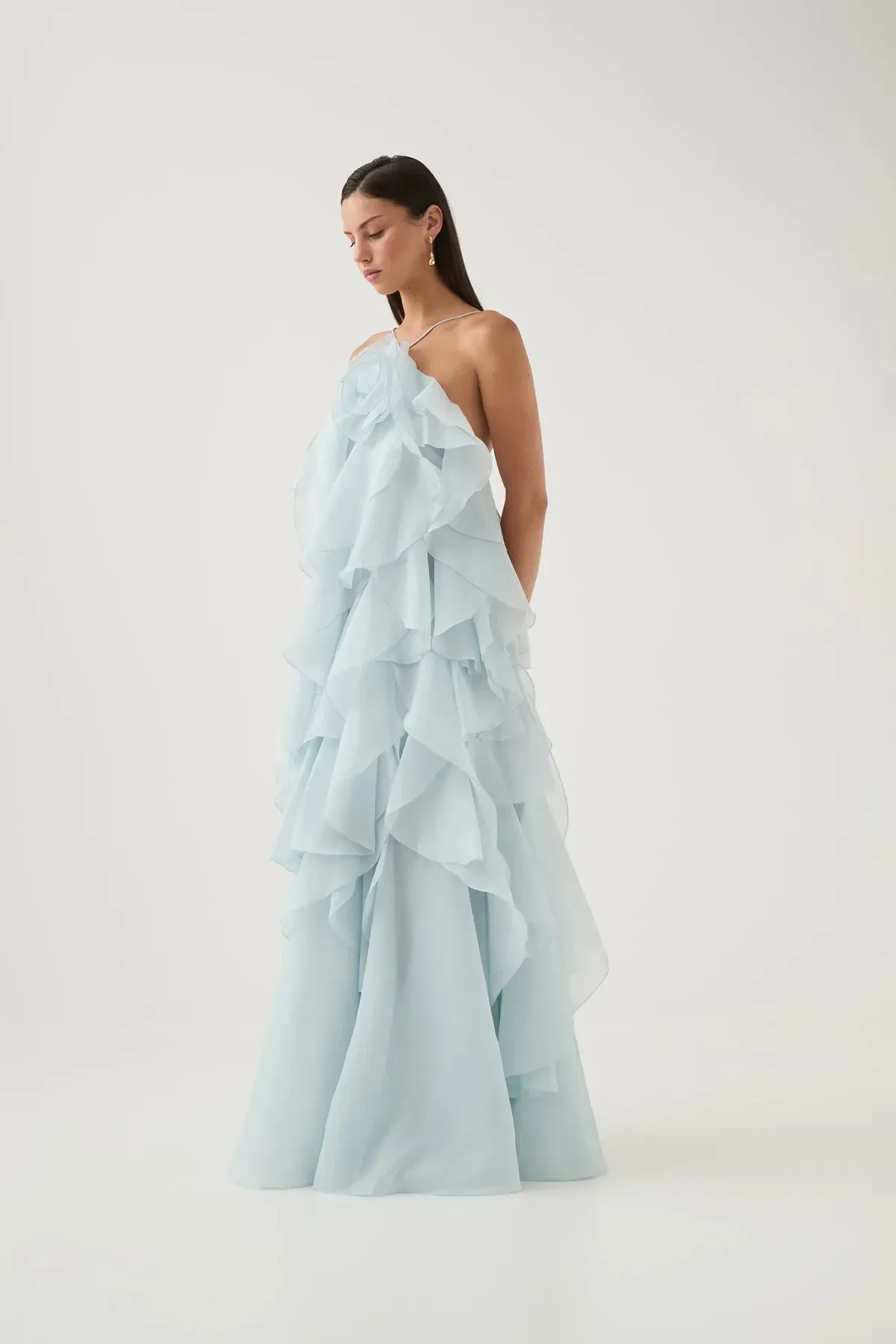Aje Pandorea Layered Maxi Dres Size 8 - Image 3