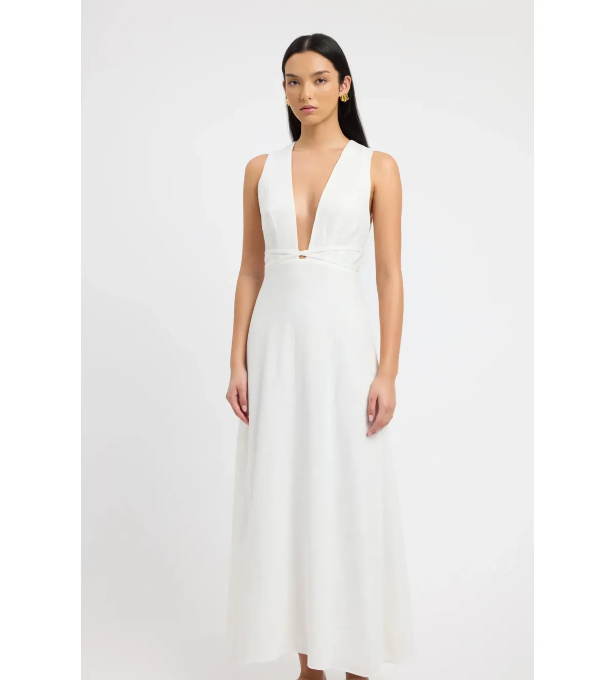 Kookai Hayman Deep Vee Dress AU 6 - Image 2