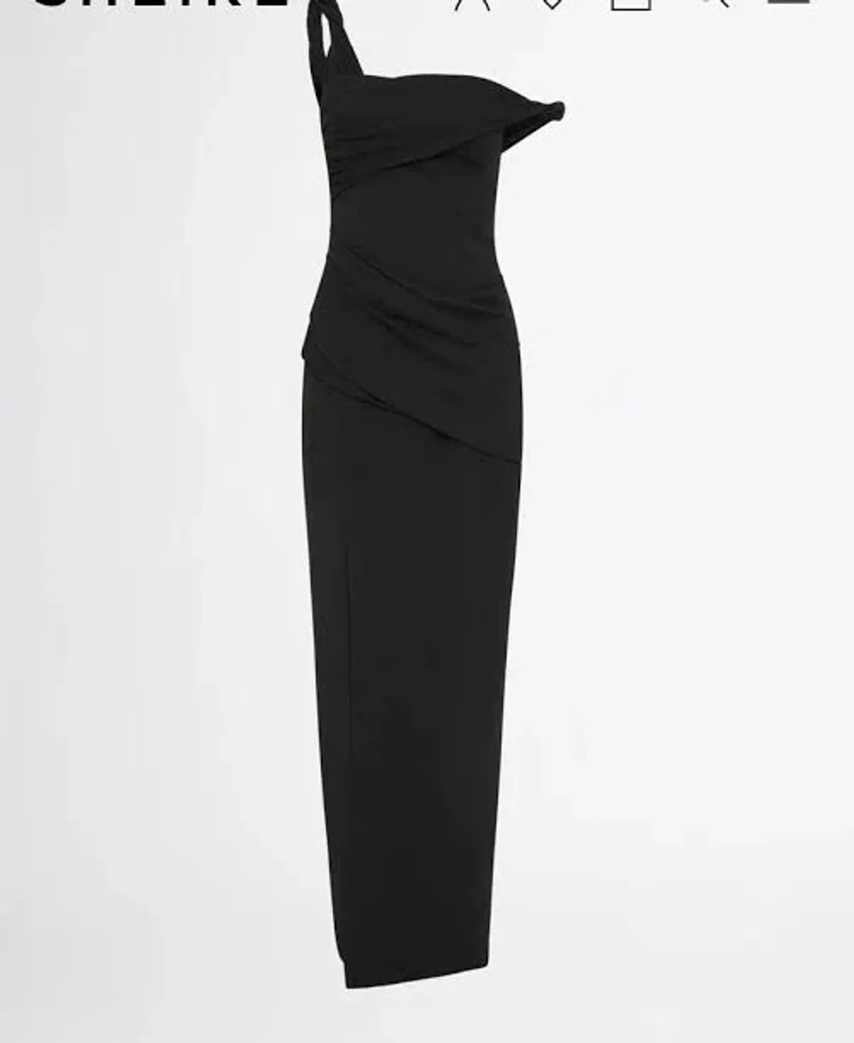 Sheike Reflections Gown Black Size14 - Image 3