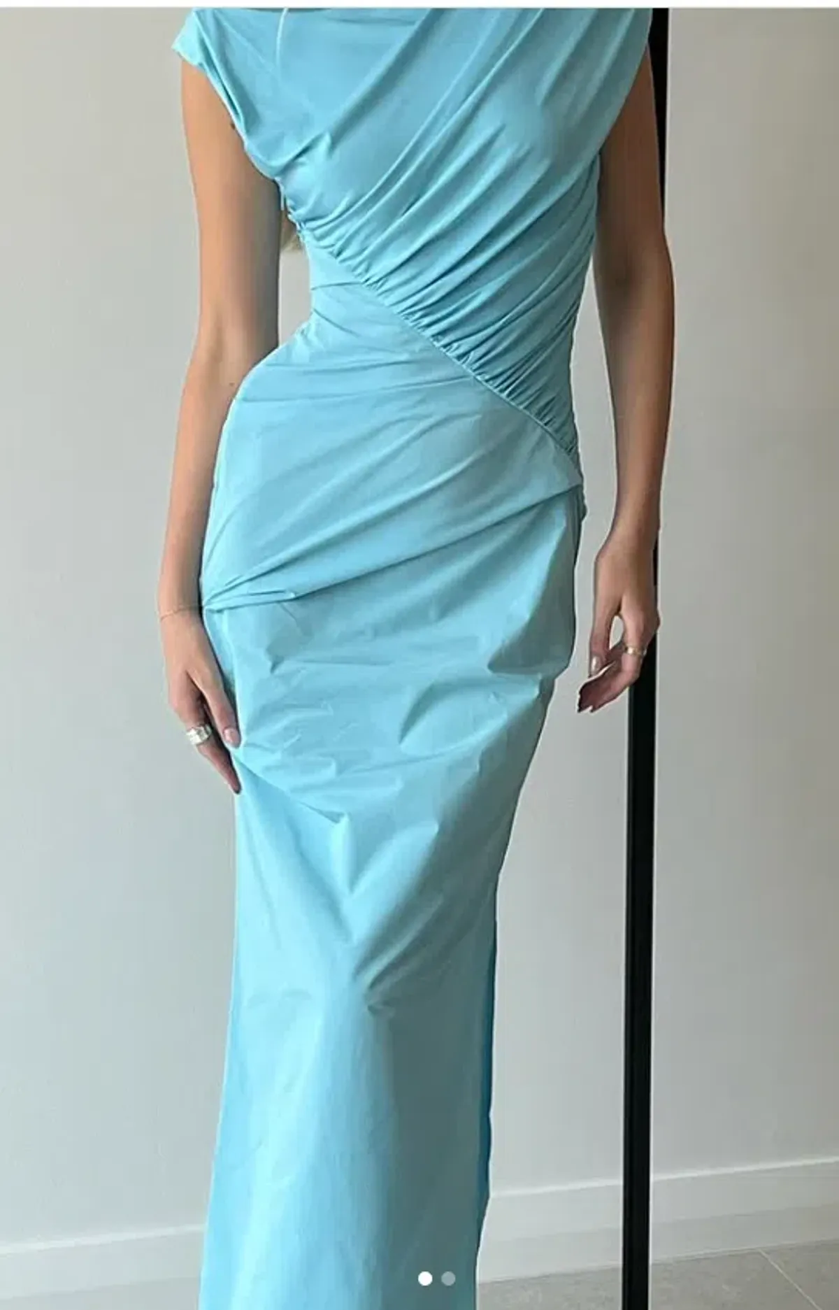 Paris Georgia Kaya MIdi Dress Iris Blue Size 12 - Image 2