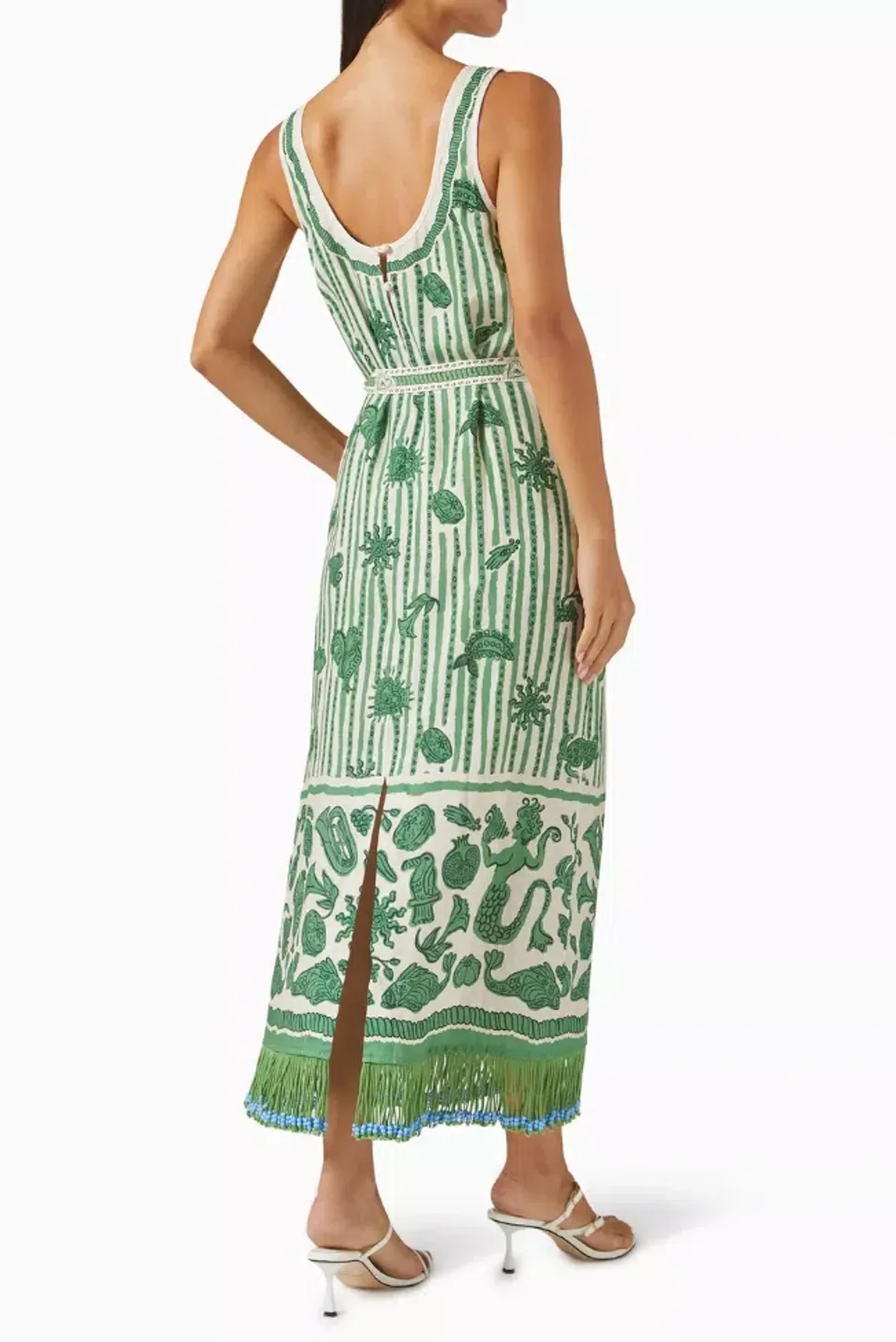 Alemais Lulu Sleeveless Midi Dress AU Size 6 - Image 4