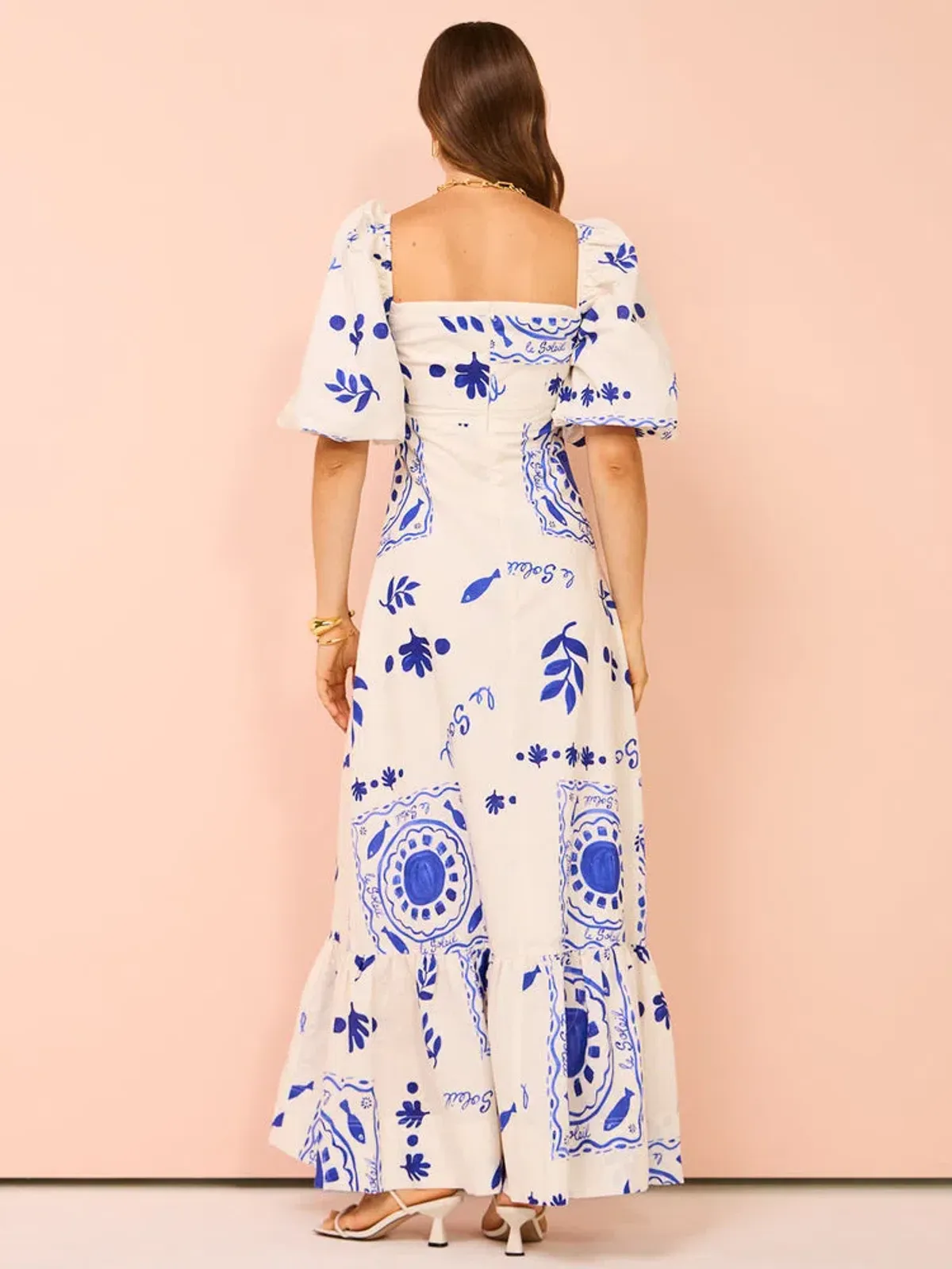 By Nicola Camille S/S Maxi Dress In Le Soleil Size 8 - Image 7