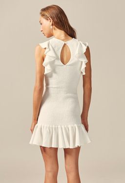 C/MEO Collective Expired Mini Dress Ivory Size M/10 for rent on The Volte - image 2