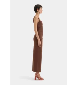 SIR The Label Dahlia Balconette Gown Brown Size 8 for rent on The Volte - image 3
