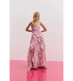 Aje Allaire Gown in Chalk Pink Size AU 8 for rent on The Volte - image 1
