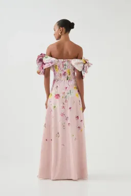 Aje Misha Maxi Dress Floral Pink Size 8 for rent on The Volte - image 6