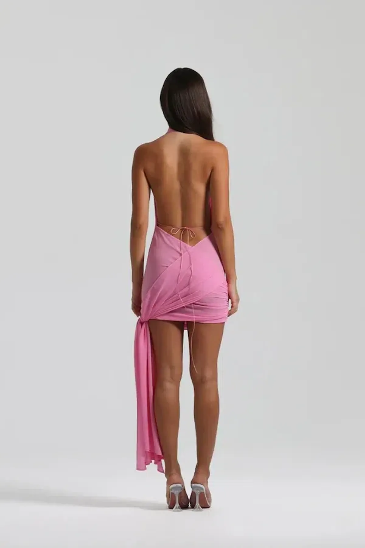 Natalie Rolt Anastasia Mini Dress in Pink Size 8 - Image 3