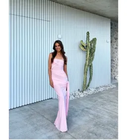 Natalie Rolt Miranda Gown Blossom Pink Size AU 8 for rent on The Volte - image 5