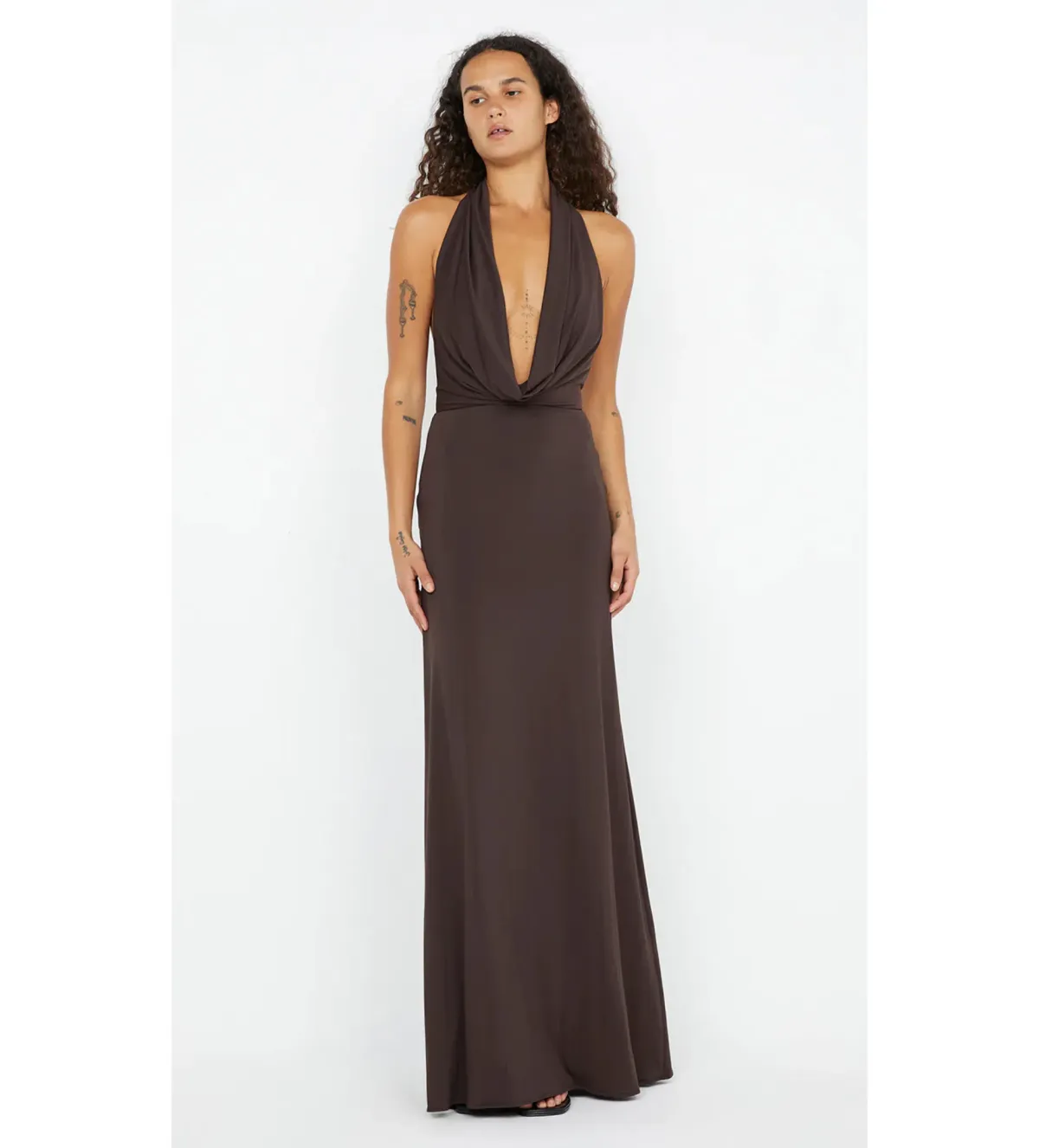 Bec & Bridge Nessie Cowl Maxi Dark Chocolate Size M/AU 10 - Image 1