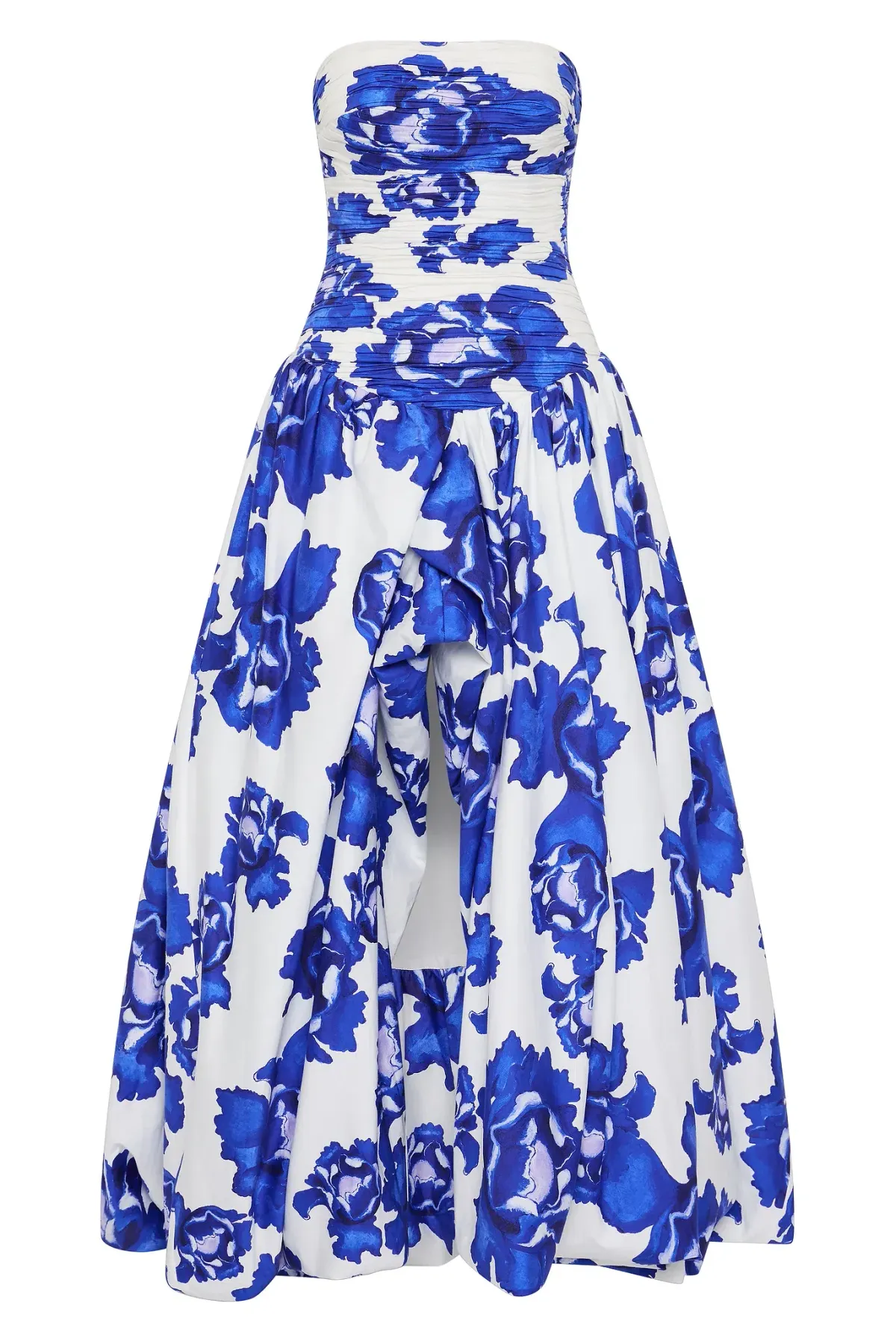 Aje Behold Maxi Dress in Boldly Blooming Cobalt Size AU 6 - Image 3