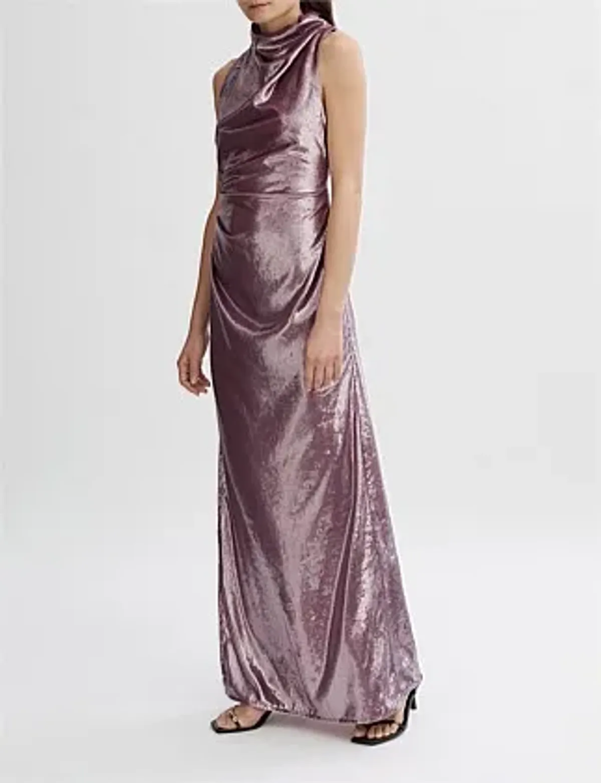 Willow Nara Maxi Dress Lilac Size AU 8 - Image 4