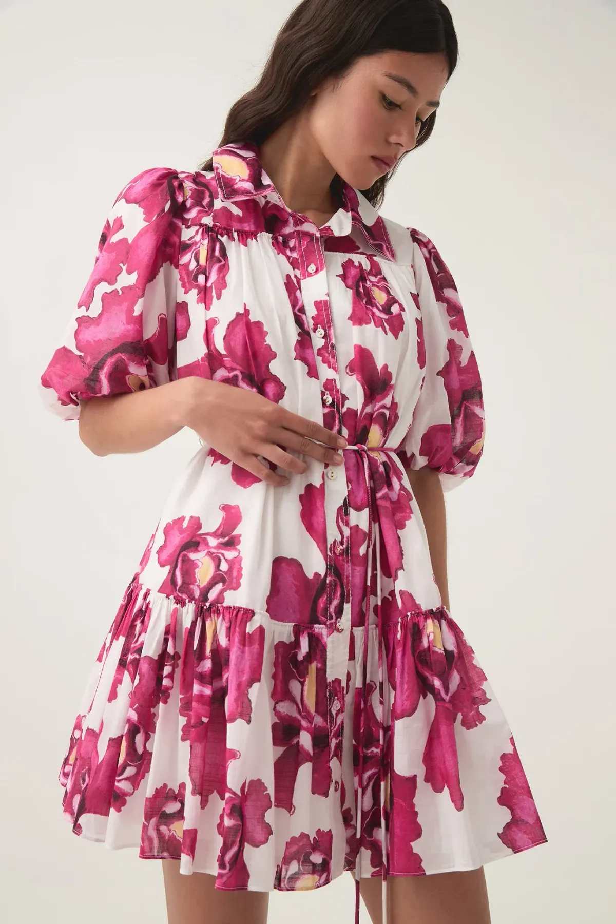 Aje - Eliza Smock Mini Dress - Image 1