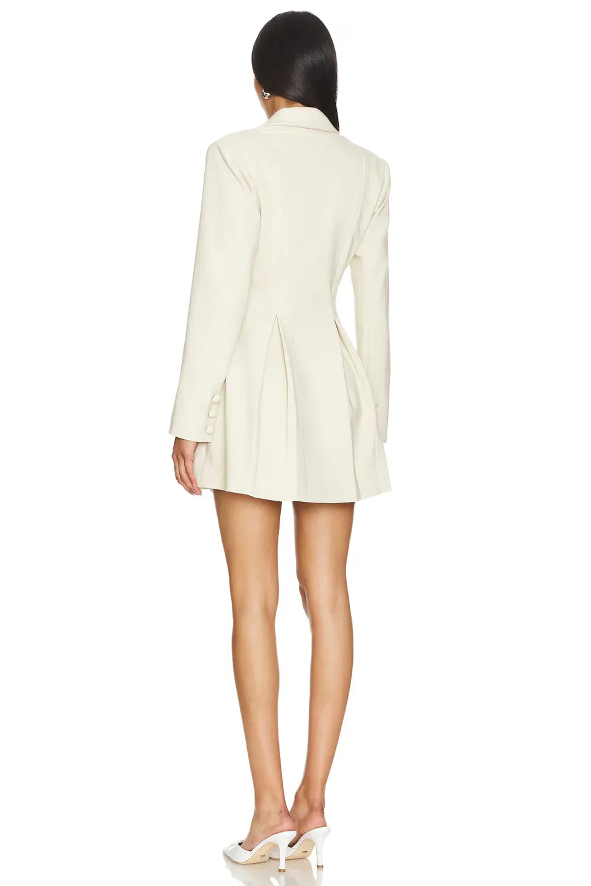 Camila Coelho Daytona Blazer Mini Dress in Beige Size XXS / AU 4 - Image 3