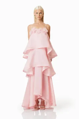 OMR x ELLIATT: Swallowtail Day To Night Maxi Dress Pink Size AU 14 for rent on The Volte - image 2