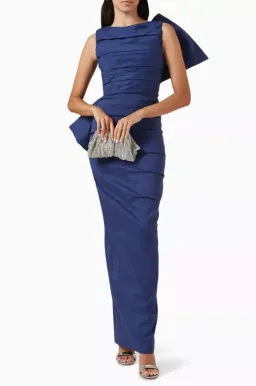 Rachel Gilbert Zora Gown Navy Size3 / Aus 12 for rent on The Volte - image 4