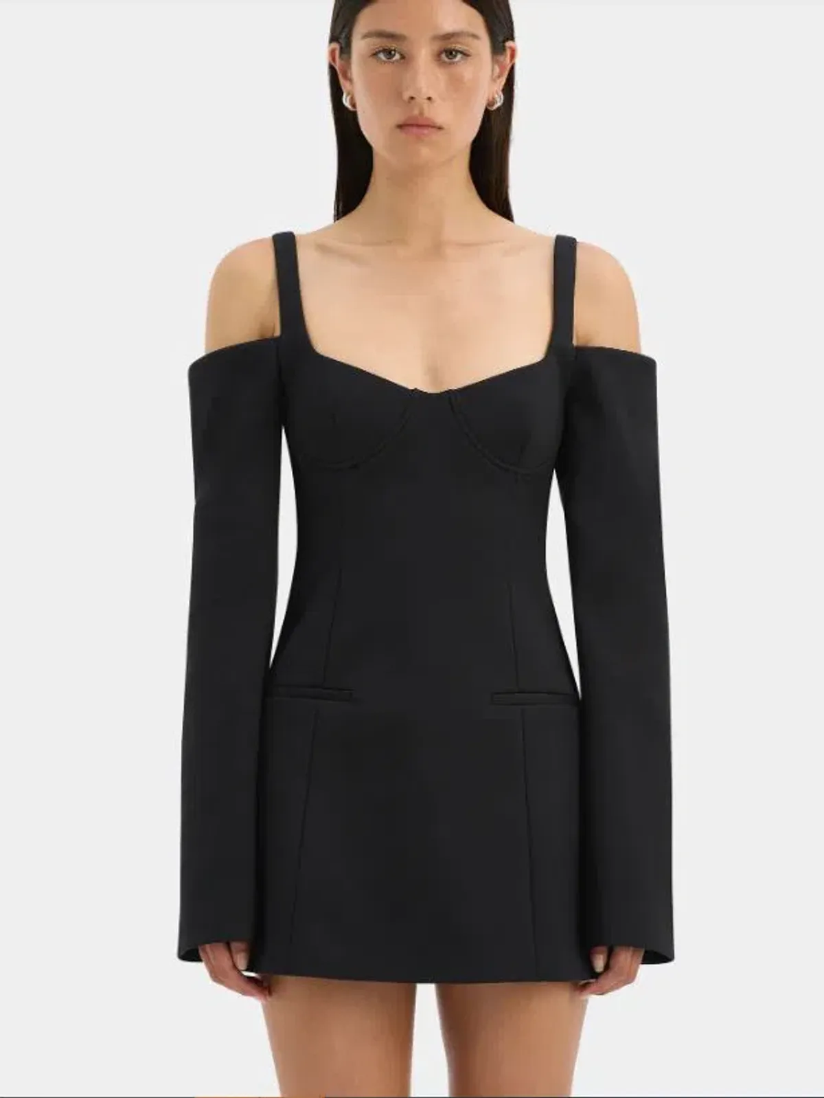 Sir The Label Sandrine Long Sleeve Mini Dress Size 3/AU 12 - Image 2