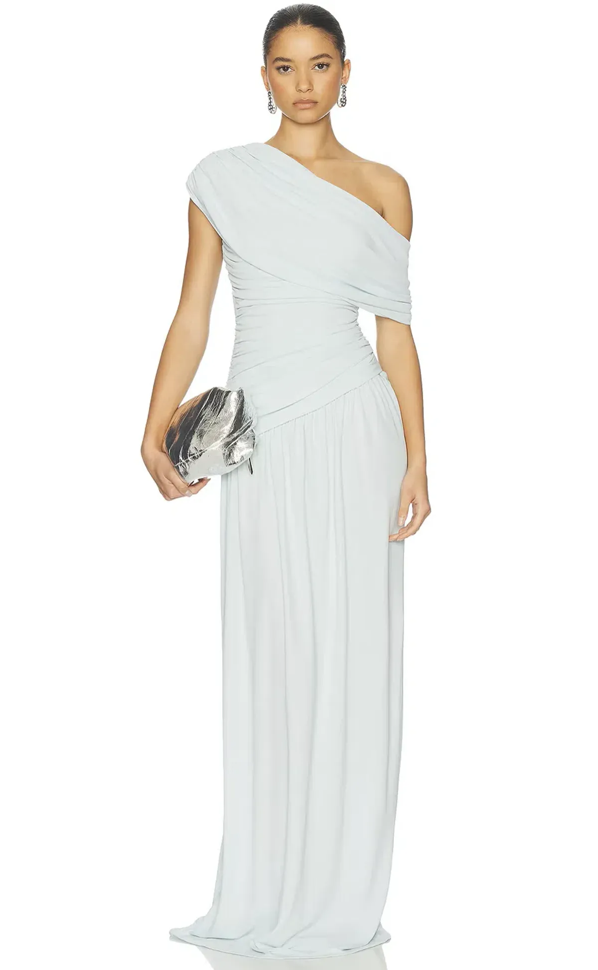 Helsa The Apolla Jersey Dress Blue Size S / AU 8 - Image 3