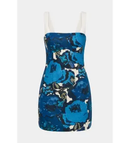Sir Camellia Mini Dress Blue Floral print Size 2 / AU 10 for rent on The Volte - image 4