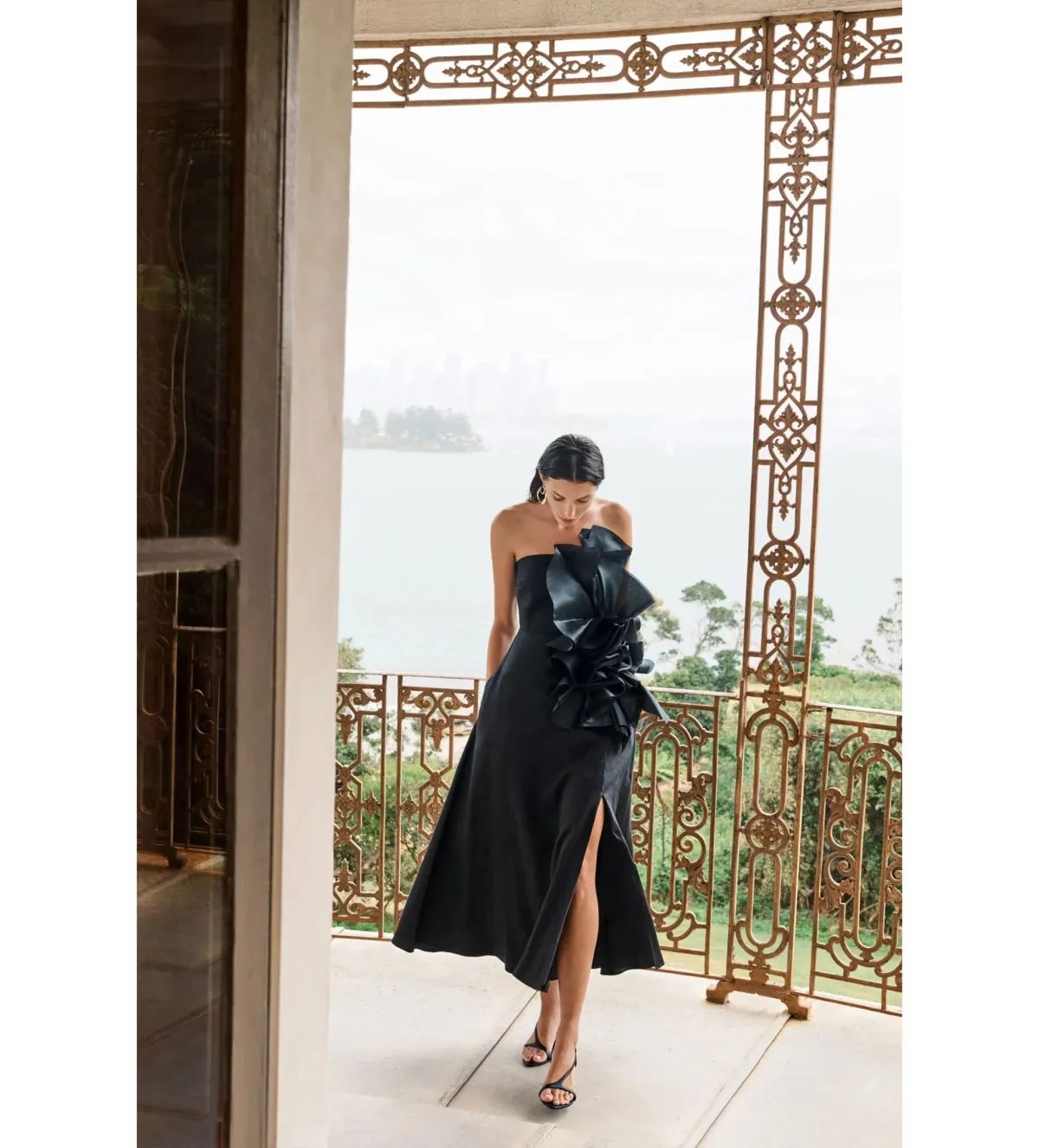 Aje Energy Midi Dress in Black Size AU 8 - Image 5