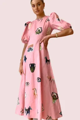 Alemais Cleo Midi Dress Size 12 for rent on The Volte - image 1