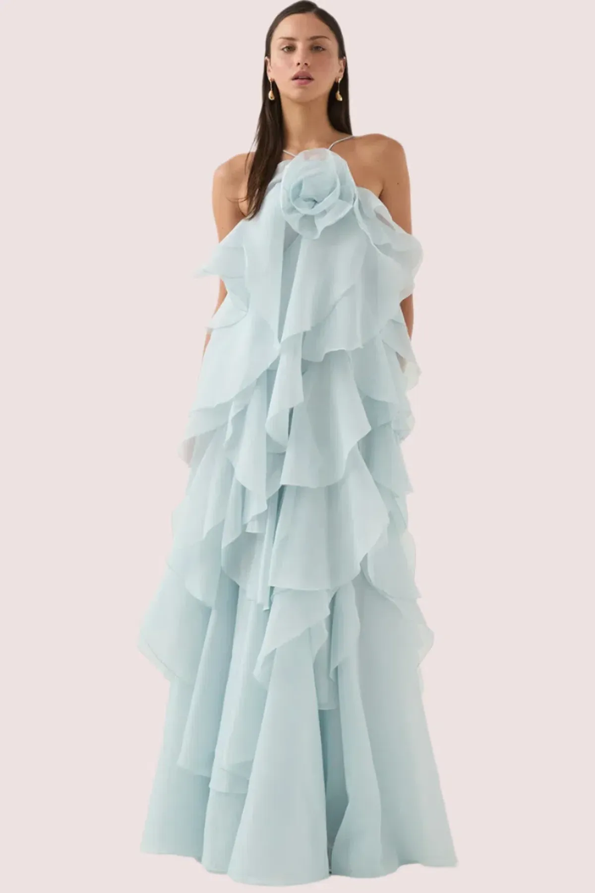 Aje Pandorea Blue Maxi Dress Size 10 - Image 1