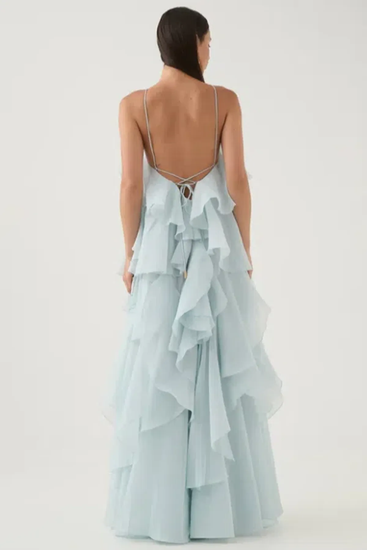 Aje Pandorea Blue Maxi Dress Size 10 - Image 3