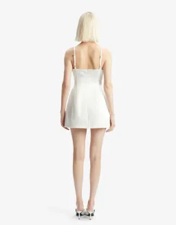 Bardot Marcello Hourglass Mini Dress White Size 8 for rent on The Volte - image 2