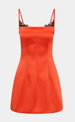 Sir Poppy Contoured Mini Dress Tangerine Size 4 / Aus 14 for rent on The Volte - image 6