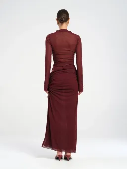 Benni Mable Maxi Dress Plum Size 10 for rent on The Volte - image 3