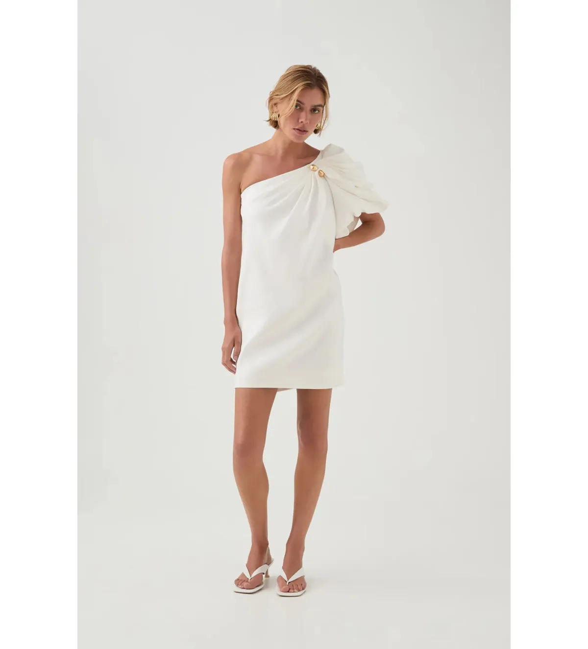 Aje Cira Mini Dress in Ivory Size M / AU 10 - Image 1
