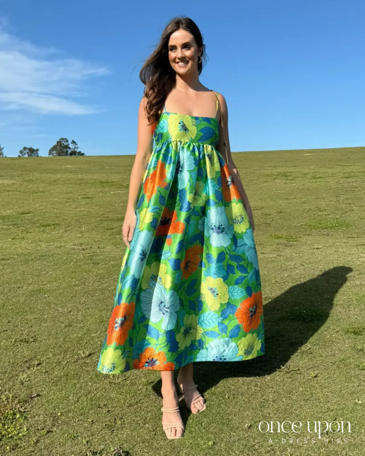Alemais Calypso Midi Dress Floral Size AU 14 Exclusive - Image 2