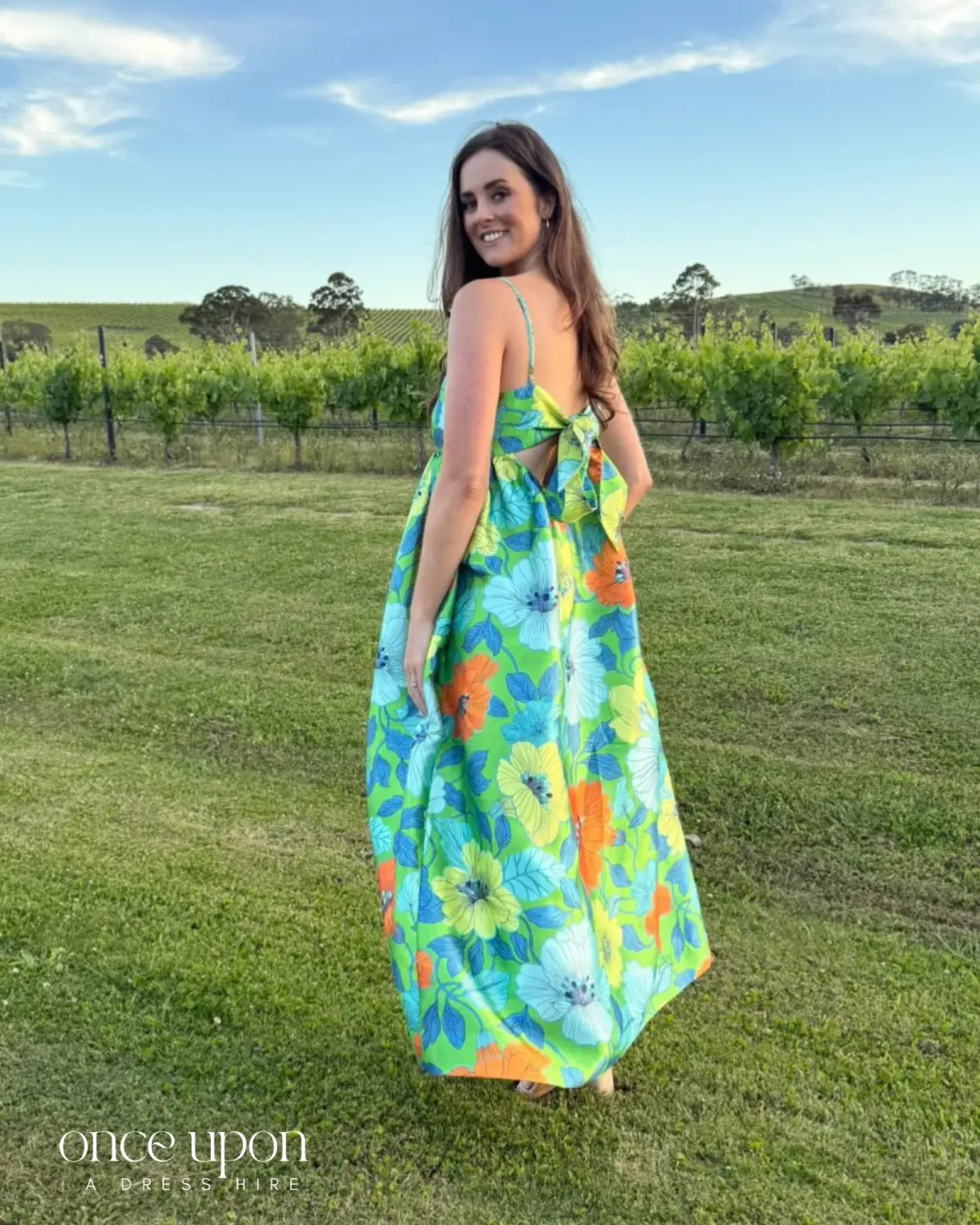 Alemais Calypso Midi Dress Floral Size AU 14 Exclusive - Image 1