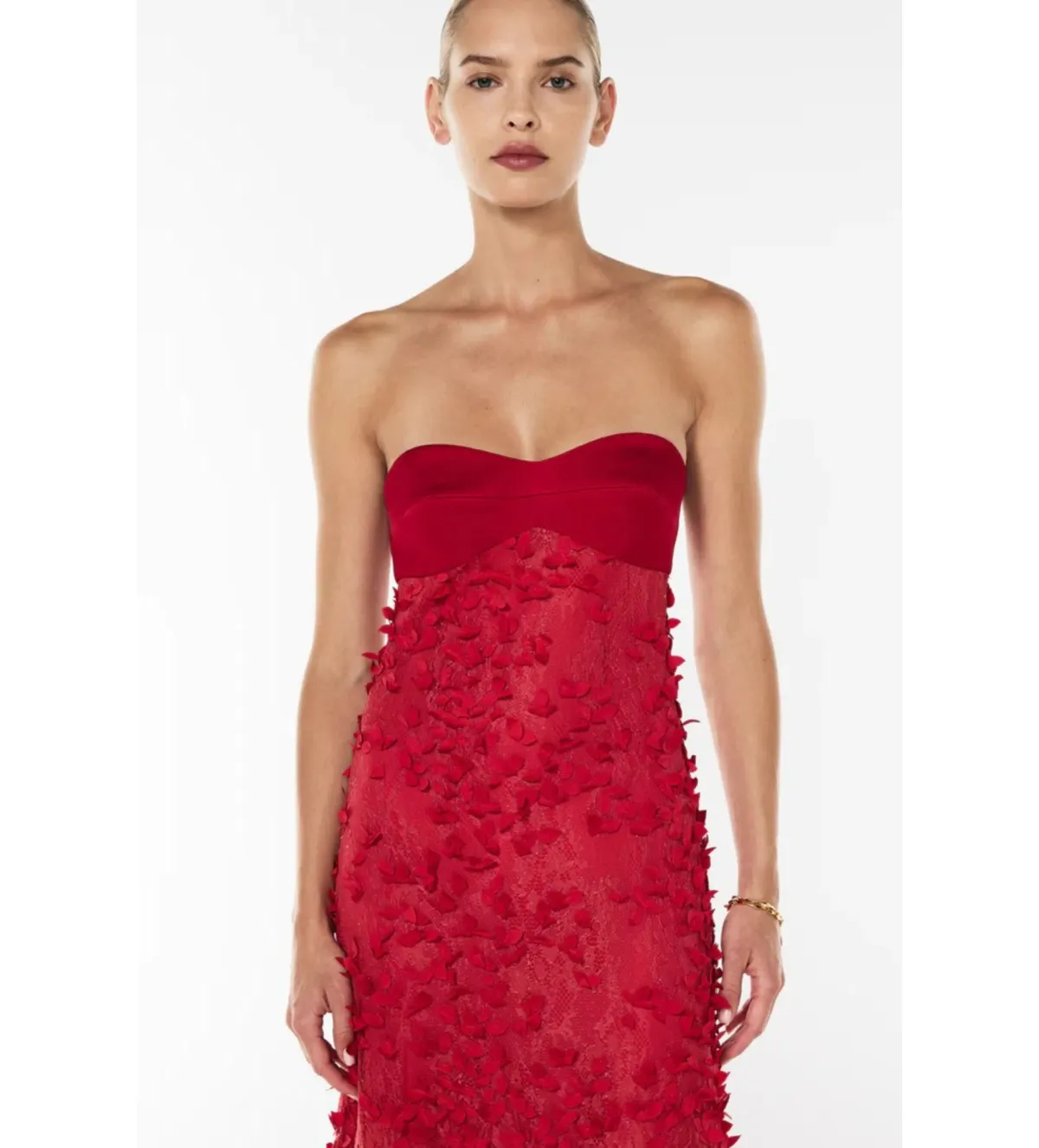 Manning Cartell Enchantment Balconette Maxi Dress Scarlet Red Size AU 6 - Image 4