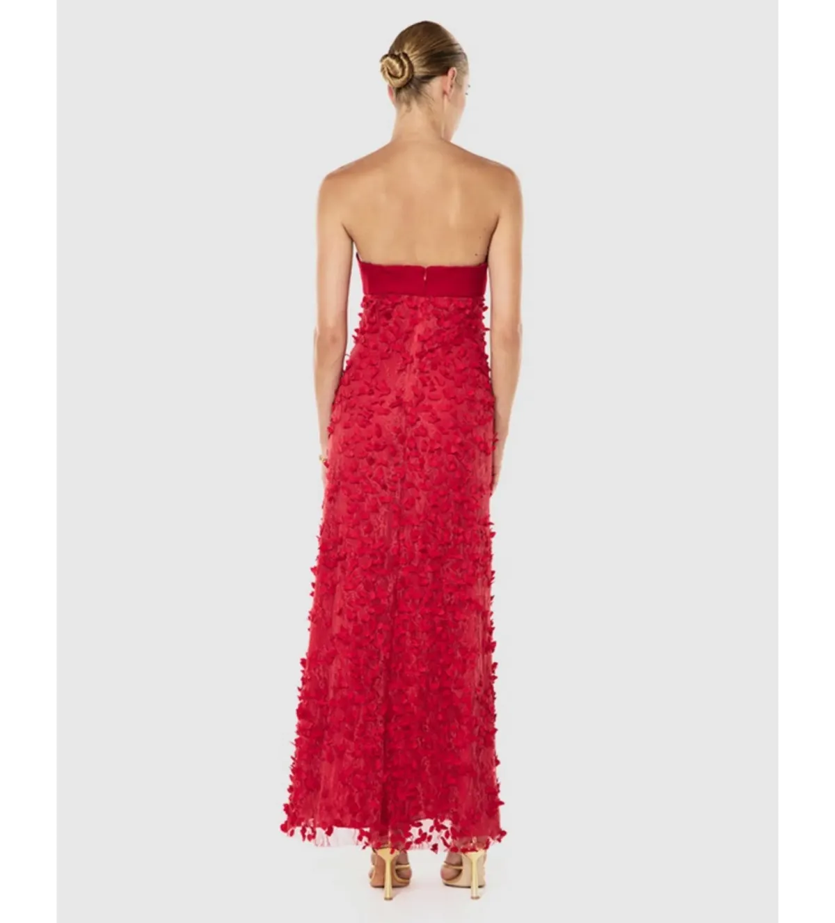 Manning Cartell Enchantment Balconette Dress Scarlet Red Size AU 8 - Image 3