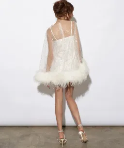 Mode & Affaire GiGi Feather Dress for rent on The Volte - image 2