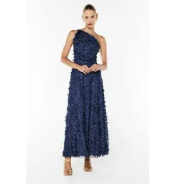 Manning Cartell Enchantment One Shoulder Dress in Royal Blue Size AU 14 for rent on The Volte - image 1