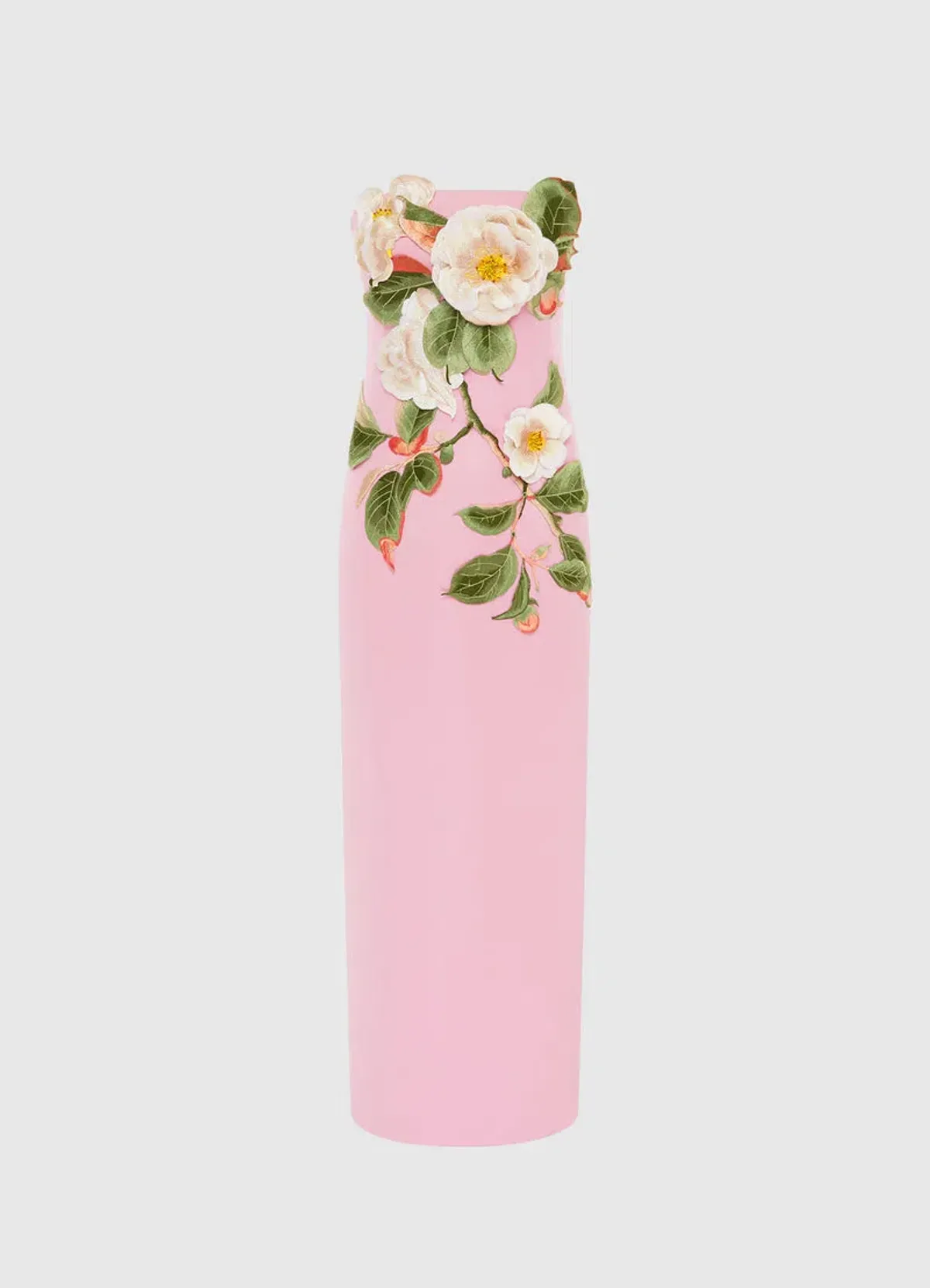 Leo Lin Rayna Applique Floral Bustier Maxi Dress in Camelia Print Size 12 - Image 3