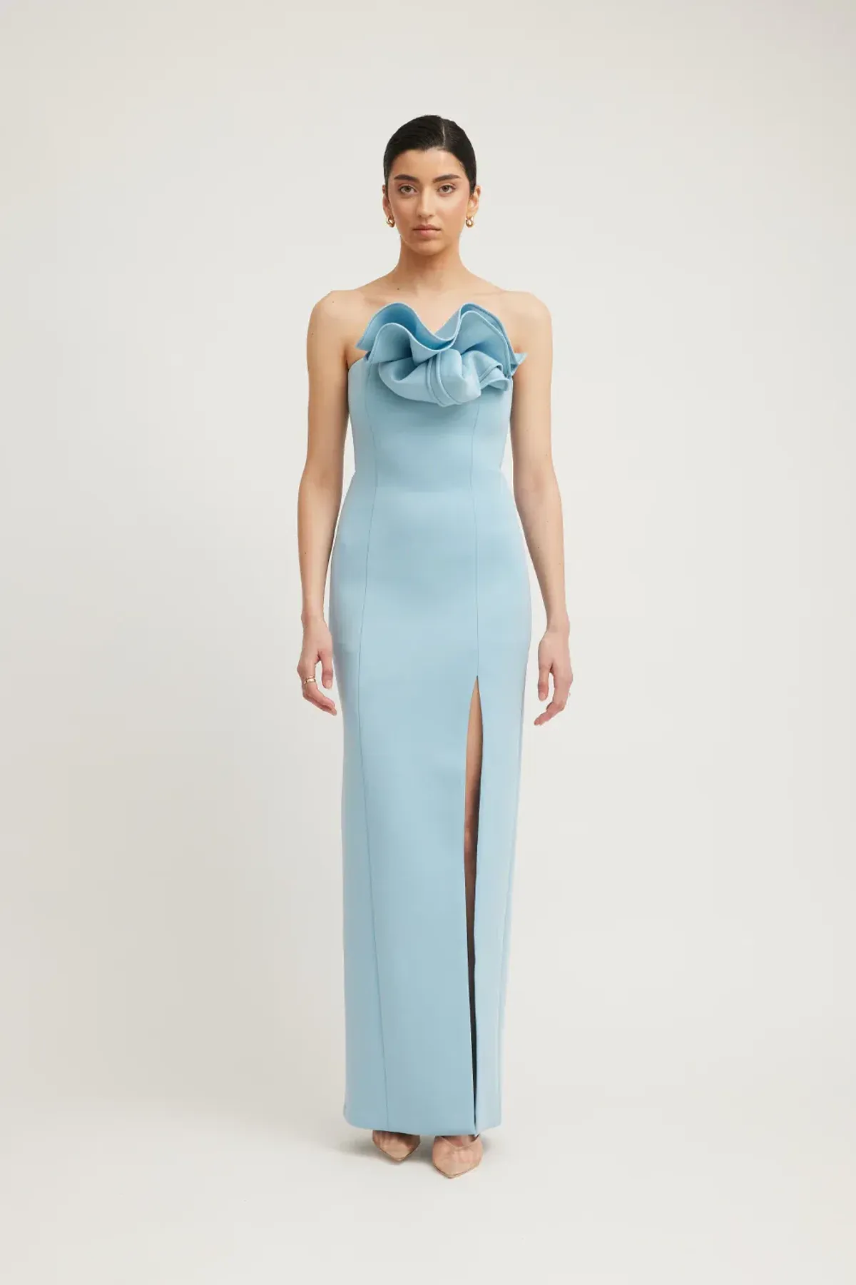 Tojha Fleur Dress Maxi Power Blue Size AU 10 - Image 2