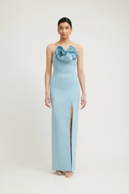 Tojha Fleur Dress Maxi Power Blue Size AU 10 for rent on The Volte - image 2