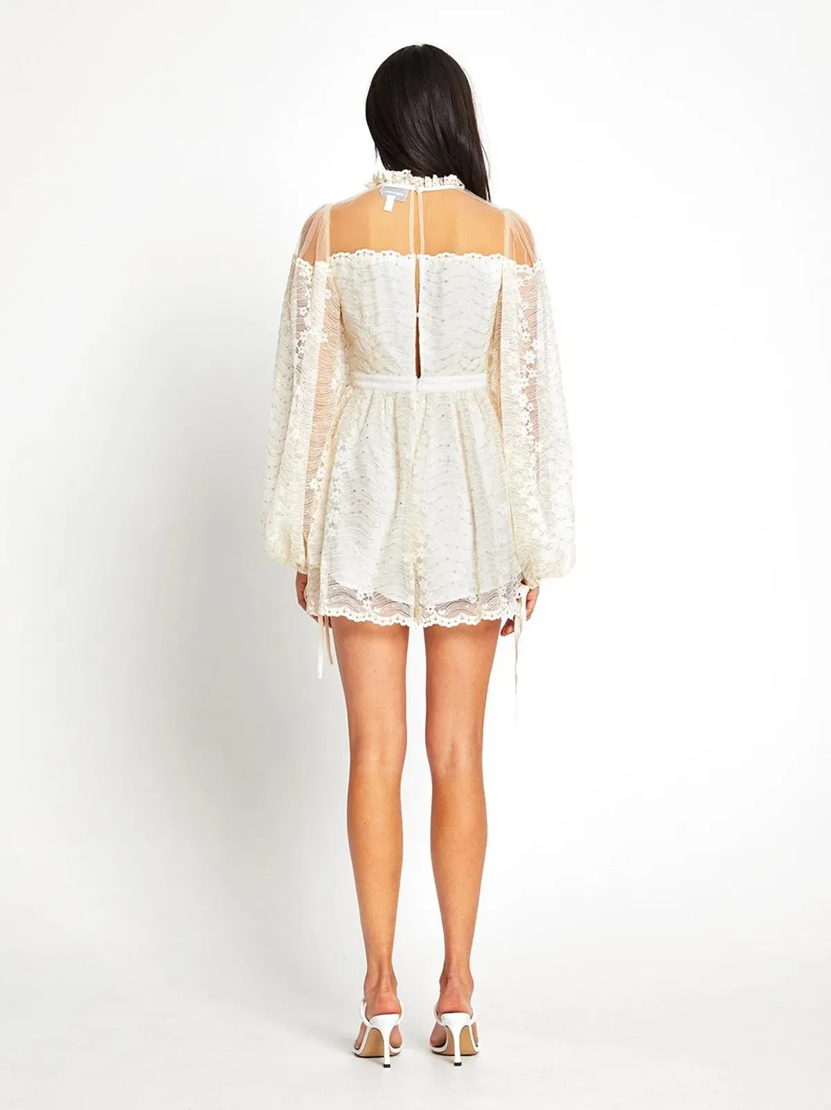 Alice McCall Moonstruck Playsuit Creme Size 8 - Image 3