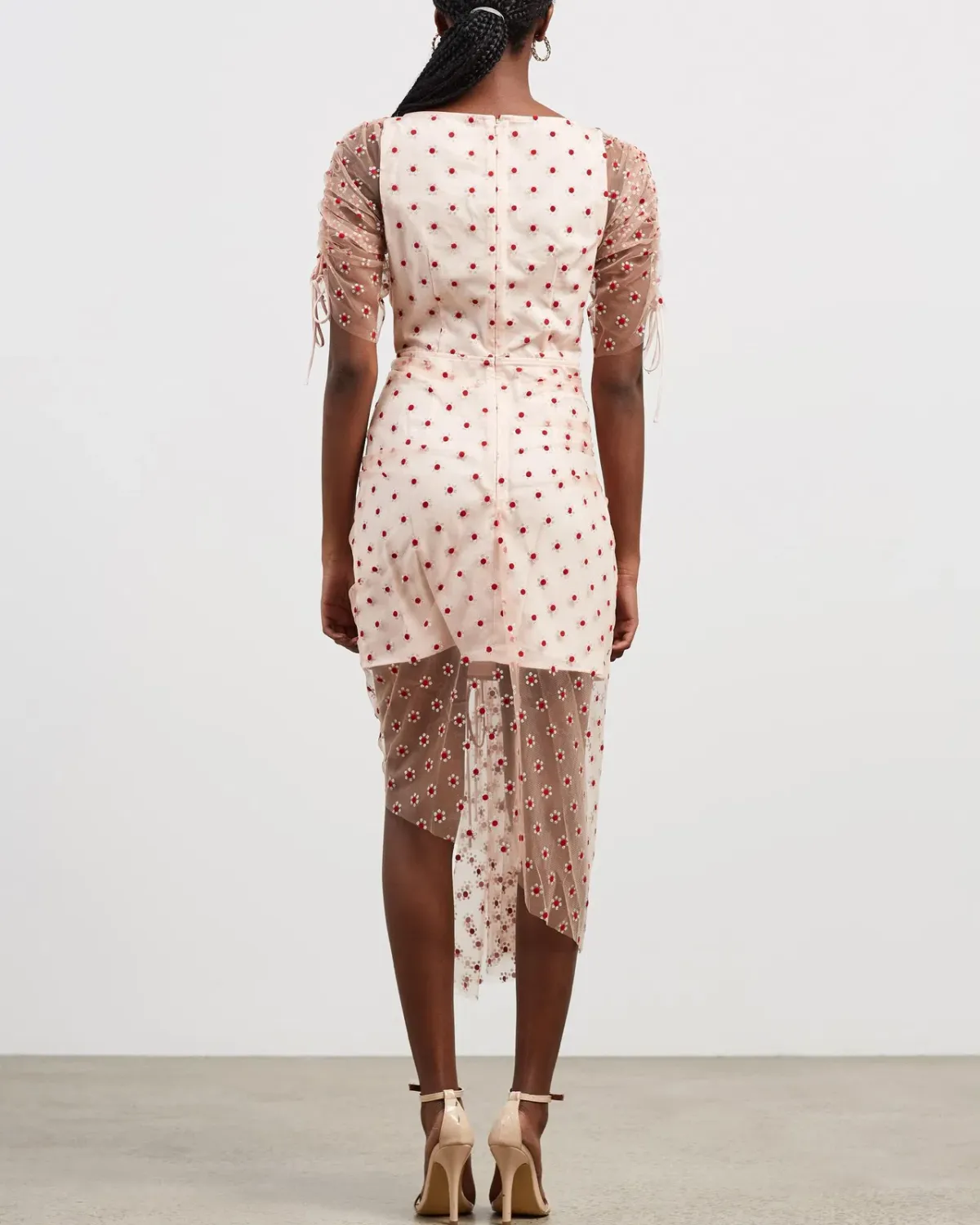 Alice McCall Stardust Mini Dress Blush Multi Size 8 - Image 3